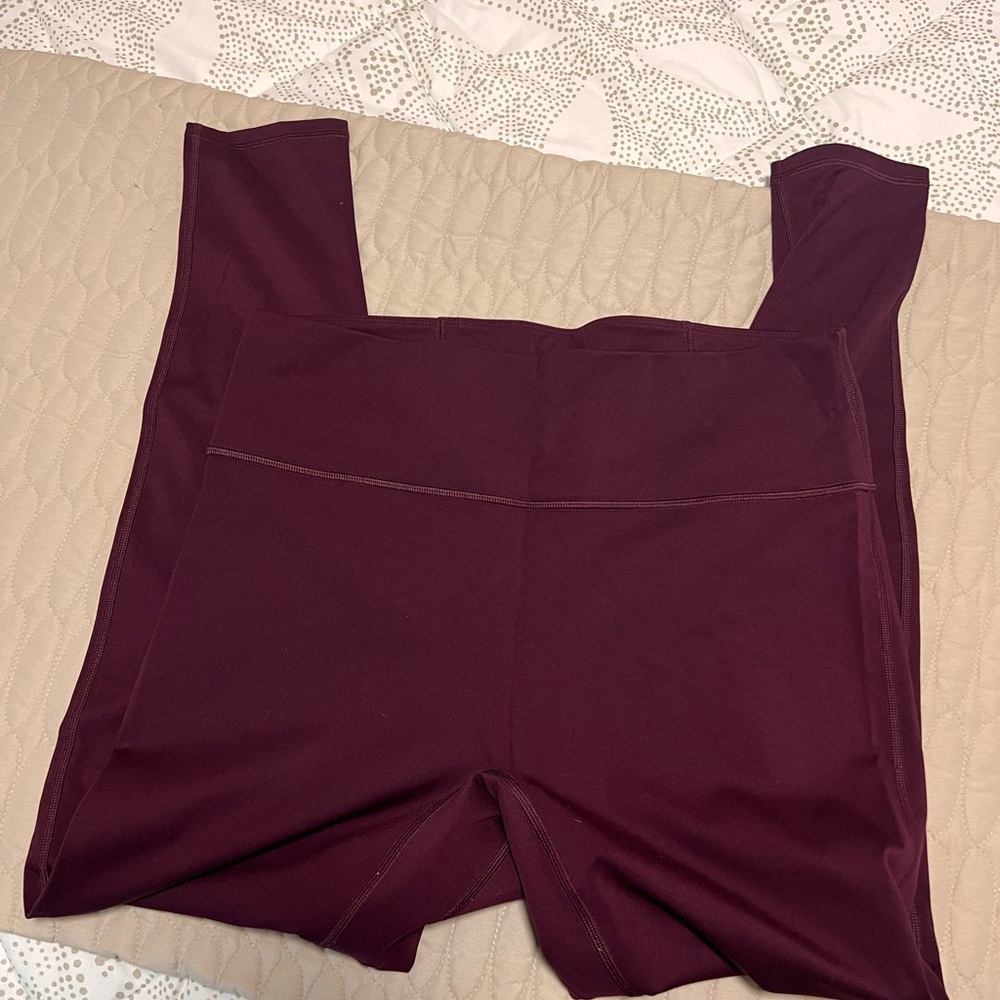 Fabletics Burgundy Leggings